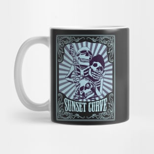 SUNSET CURVE BAND TSHIRT #1 Mug